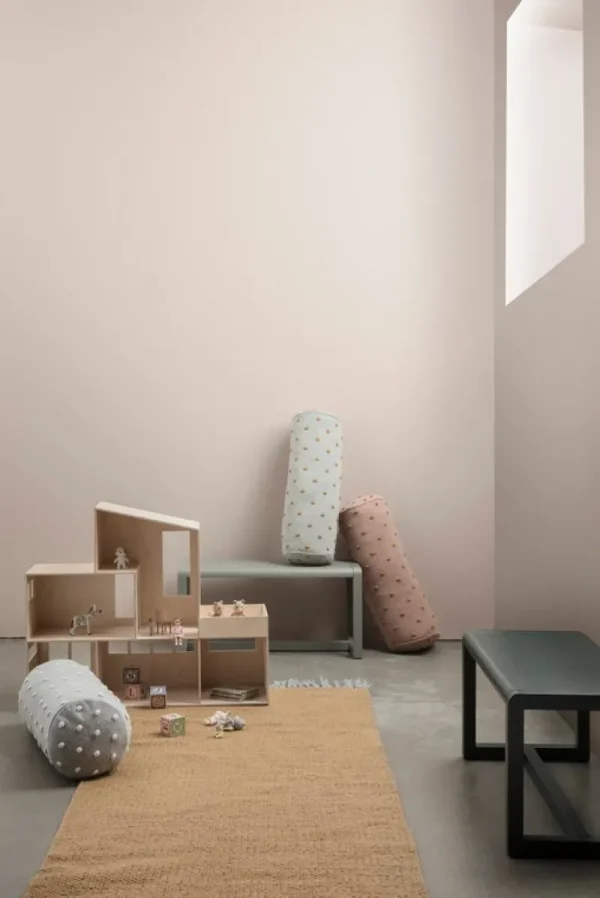 Kinder ferm LIVING Möbel Für Das Kinderzimmer^Bank Little Architect, grau