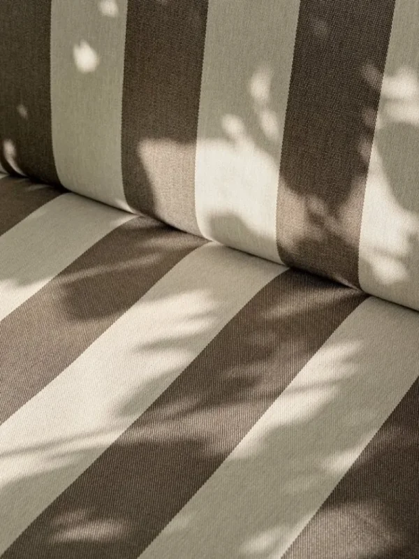 ferm LIVING Terrassenmöbel | Sofas Und Liegen^Desert 3-Sitzer-Sofa, Kaschmir - Schokoladenbraun, gestreift