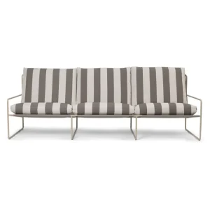 ferm LIVING Terrassenmöbel | Sofas Und Liegen^Desert 3-Sitzer-Sofa, Kaschmir - Schokoladenbraun, gestreift