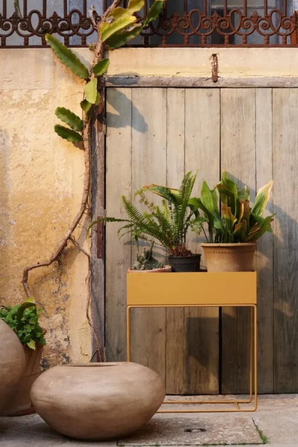 ferm LIVING Garten^Dodu Blumentopf, niedrig, Braun