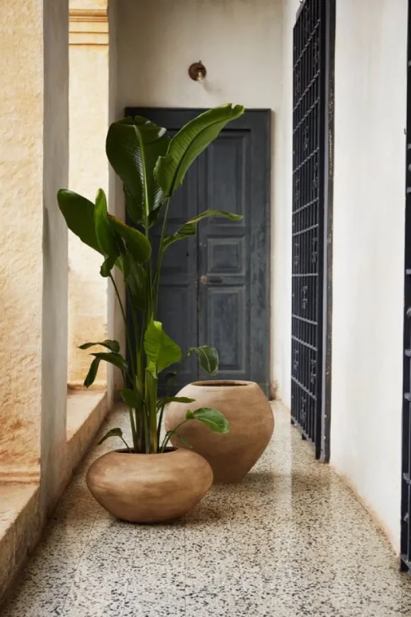 ferm LIVING Garten^Dodu Blumentopf, hoch, Braun