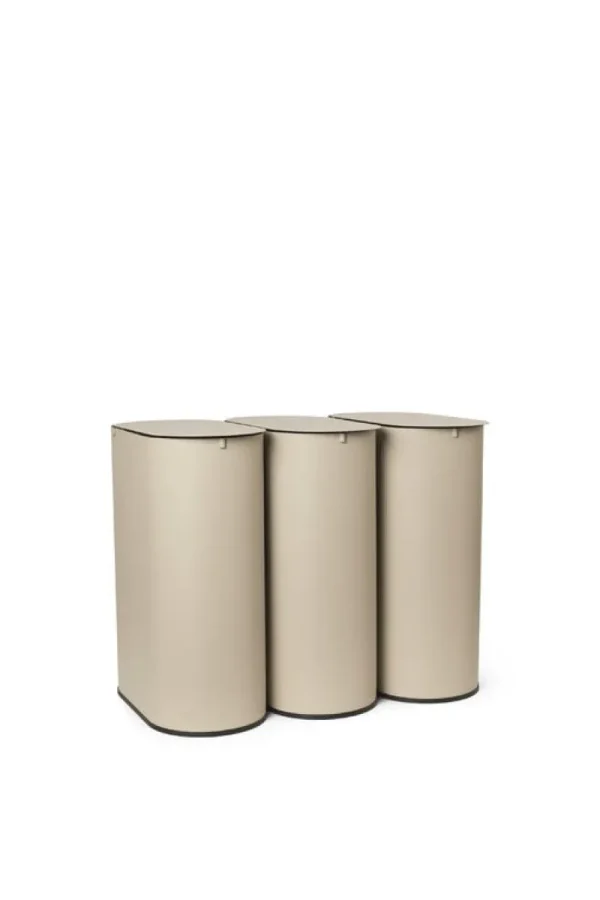 ferm LIVING Papierkörbe & Recycling-behälter | Abfalleimer^Enkel, mittelgroß, Kaschmir