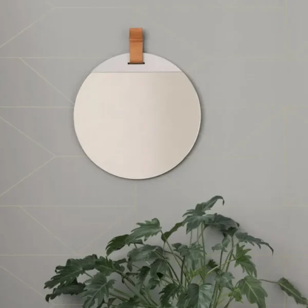 ferm LIVING Badezimmerspiegel | Spiegel^Enter Spiegel, groß, braun
