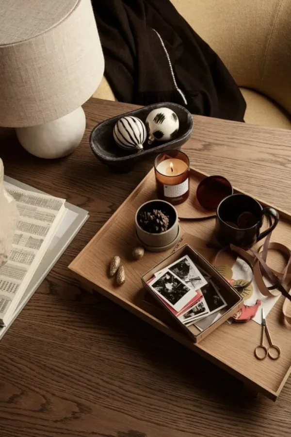 ferm LIVING Geschirr^Flow Becher, Schwarz