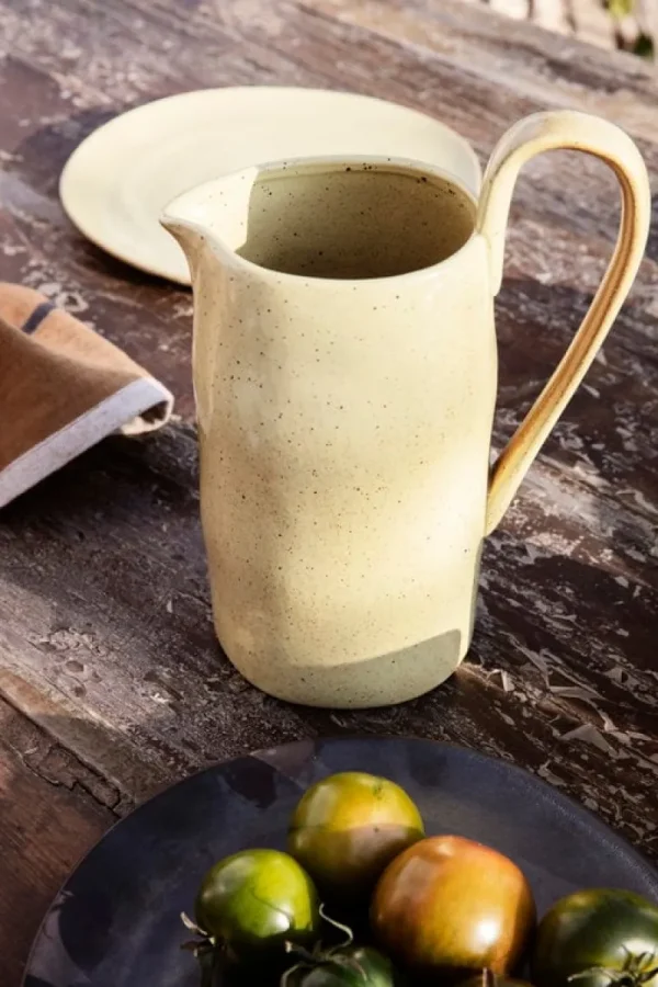 ferm LIVING Geschirr^Flow Teller, klein, schwarz