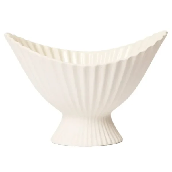 ferm LIVING Geschirr | Dekorationsgegenstände^Fountain Schale, 19 cm, Cremeweiß