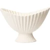 ferm LIVING Geschirr | Dekorationsgegenstände^Fountain Schale, 28 cm, Cremeweiß