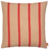 ferm LIVING Kissen^Grand Kissen, 50 x 50 cm, Kamelbraun - Rot