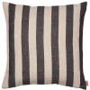 ferm LIVING Kissen^Grand Kissen, 50 x 50 cm, Sand - Schwarz