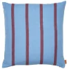 ferm LIVING Kissen^Grand Kissen, 50 x 50 cm, verblasstes Blau - Burgunderrot