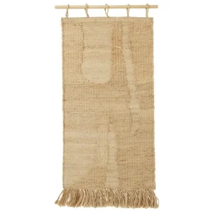 ferm LIVING Wandbehang^Harvest Wandteppich, 50 x 100 cm, Natur