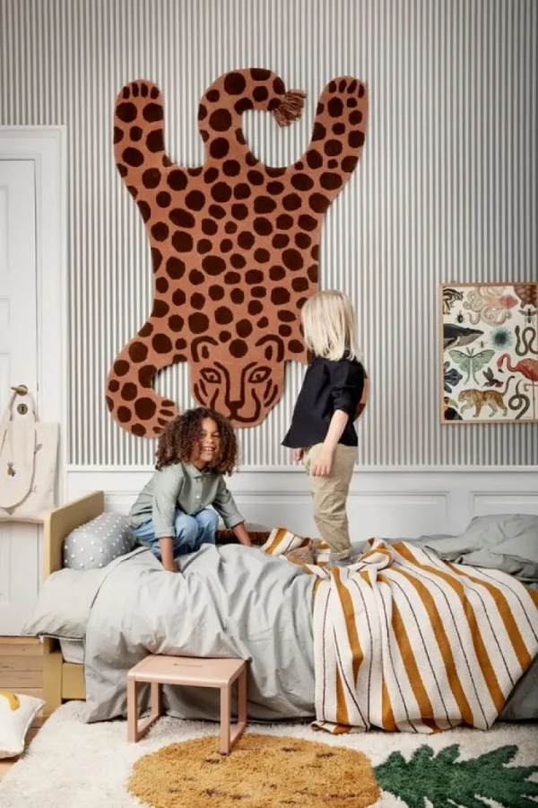 Kinder ferm LIVING Möbel Für Das Kinderzimmer^Hocker Little Architect, rosa