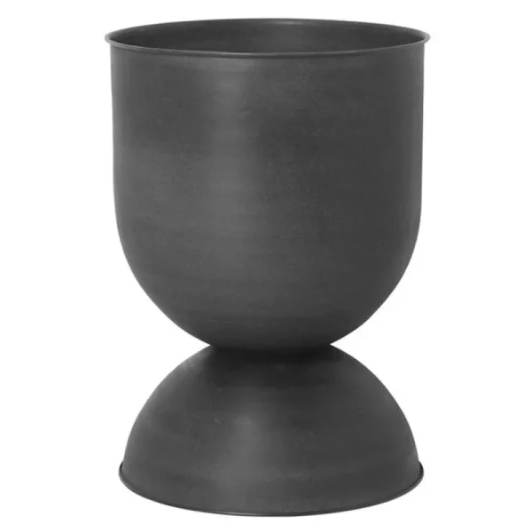 ferm LIVING Garten^Hourglass Topf, M, schwarz