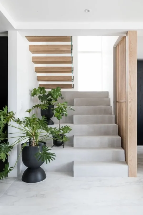 ferm LIVING Garten^Hourglass Topf, M, schwarz