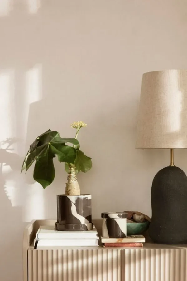 ferm LIVING Küchenutensilien | Dekorationsgegenstände^Inlay Behälter, S, Sandfarben – Braun