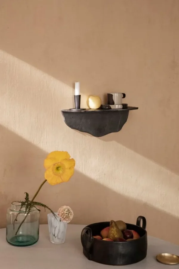 Finnish Design Shop Geschirr^ferm LIVING Inlay Tasse mit Untersetzer, Sandfarben – Braun