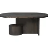 Woud Tische-ferm LIVING Insert Couchtisch, Esche schwarz gebeizt