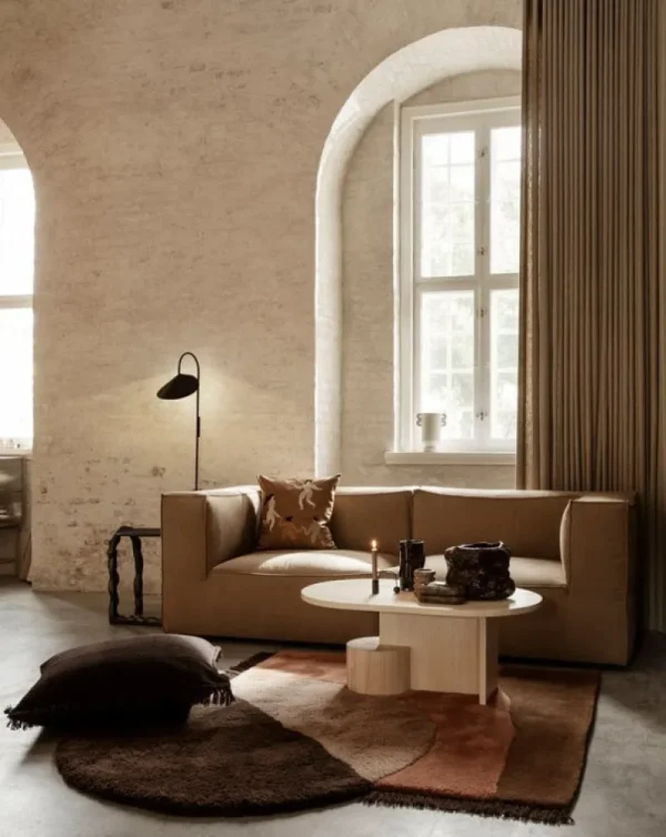 ferm LIVING Tische-Insert Couchtisch, Esche Natur