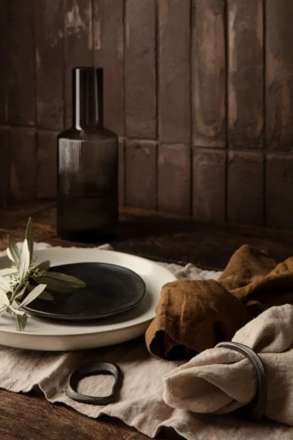 ferm LIVING Karaffen Und Krüge^Karaffe Ripple, rauchgrau