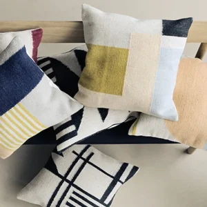 ferm LIVING Kissen^Kelim Kissen, Squares