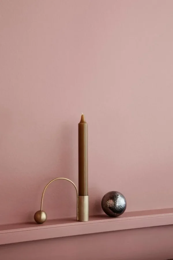 ferm LIVING Kerzen Und Kerzenhalter-Kerzenhalter Balance, Messing