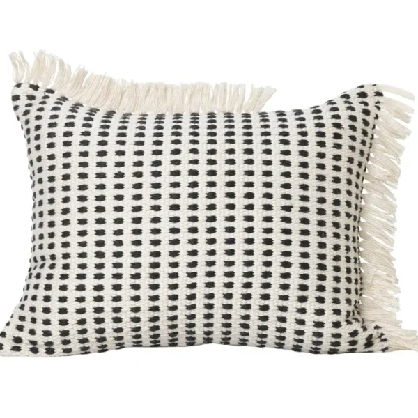 ferm LIVING Outdoor-textilien | Kissen^Kissen Way, 70 x 50 cm, cremefarben - dunkelblau