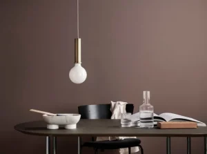 HAY Deckenleuchten-ferm LIVING Lampenfassung Socket Pendant High, Messing