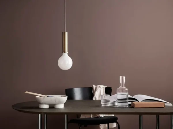 HAY Deckenleuchten-ferm LIVING Lampenfassung Socket Pendant High, Messing