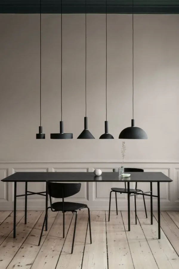 HAY Deckenleuchten-ferm LIVING Lampenfassung Socket Pendant Low, schwarz