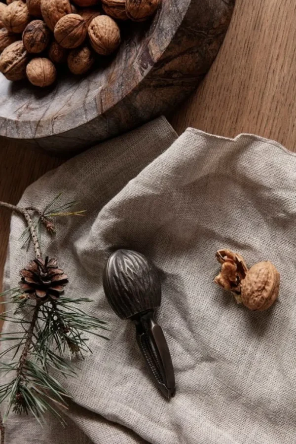 ferm LIVING Tischwäsche | Tischwäsche^Leinenservietten, 2 Stück, Natur