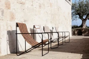 ferm LIVING Terrassenmöbel | Sitzgelegenheiten^Loungesessel Desert, Schwarz – einfarbig