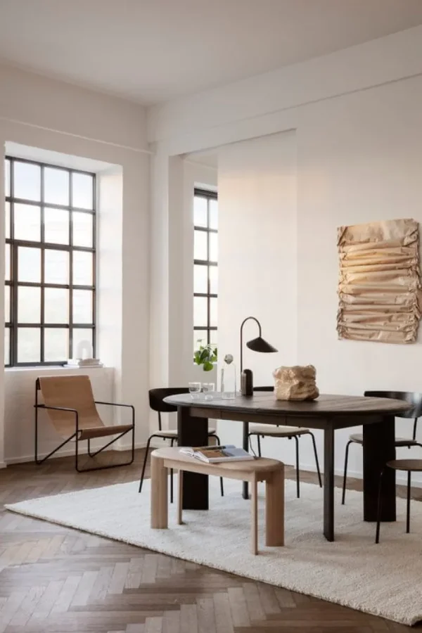 ferm LIVING Terrassenmöbel | Sitzgelegenheiten^Loungesessel Desert, Schwarz – einfarbig
