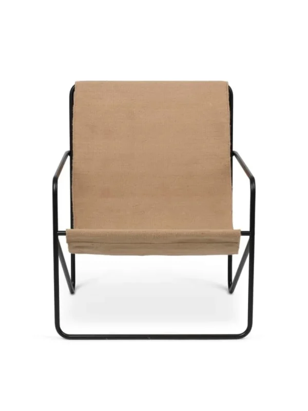 ferm LIVING Terrassenmöbel | Sitzgelegenheiten^Loungesessel Desert, Schwarz – einfarbig