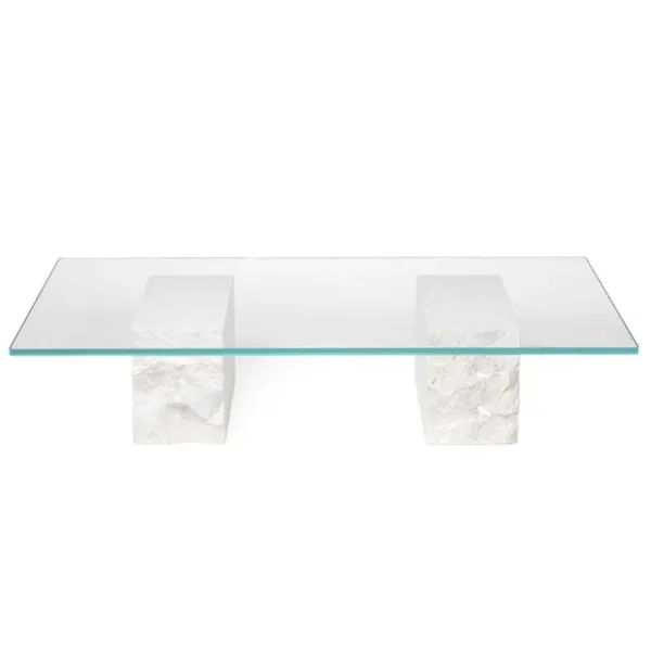 Muuto Tische-ferm LIVING Mineral Couchtisch, Bianco Curia Marmor