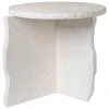 OX Denmarq Tische-ferm LIVING Mineral Sculptural Beistelltisch, Bianco Curia Marmor