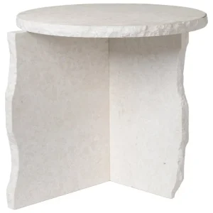 OX Denmarq Tische-ferm LIVING Mineral Sculptural Beistelltisch, Bianco Curia Marmor