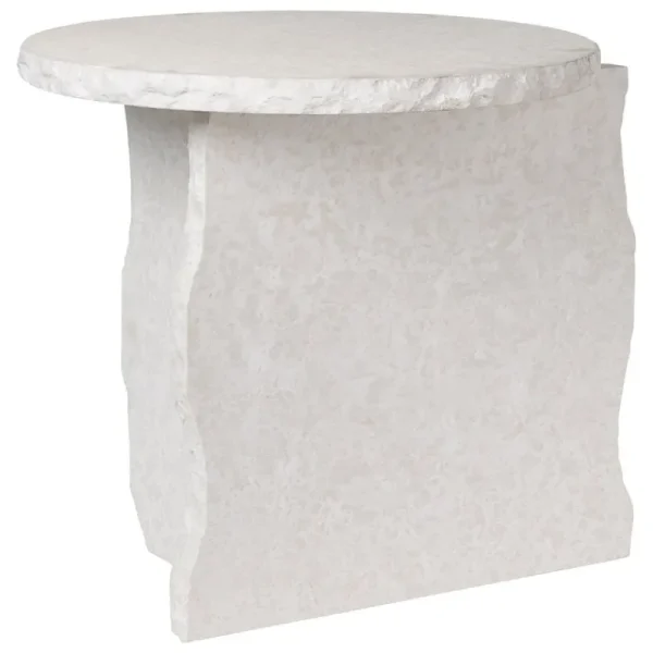 OX Denmarq Tische-ferm LIVING Mineral Sculptural Beistelltisch, Bianco Curia Marmor
