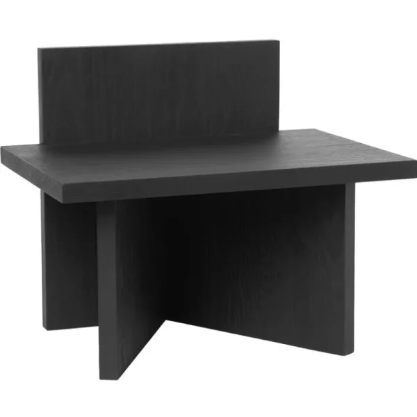 HAY Tische | Sitzgelegenheiten-ferm LIVING Oblique Hocker, schwarz gebeizte Esche