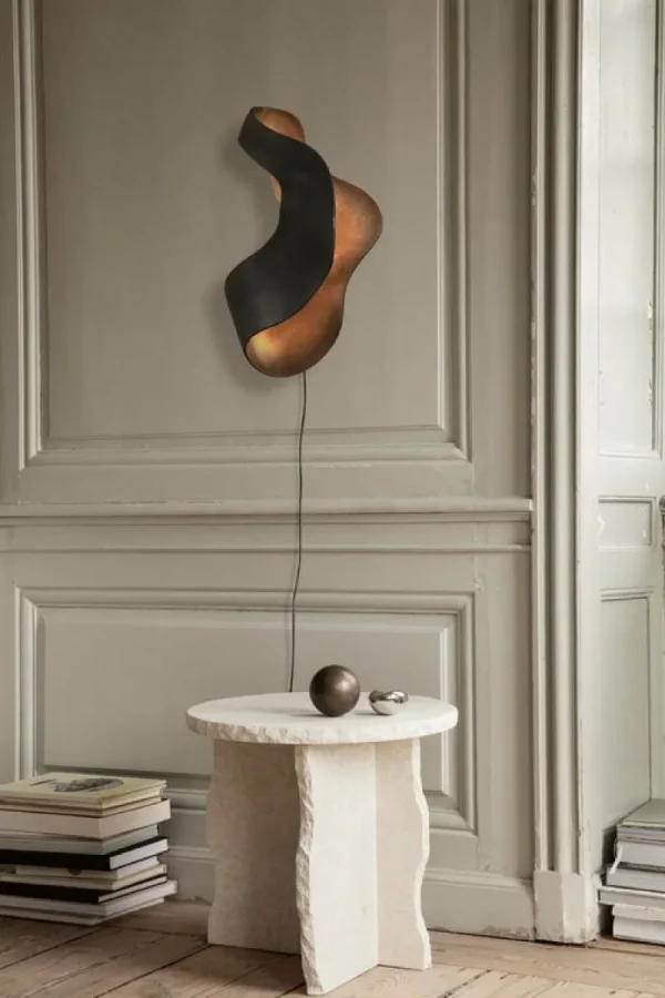 ferm LIVING Wandleuchten-Oyster Wandleuchte, Schwarz