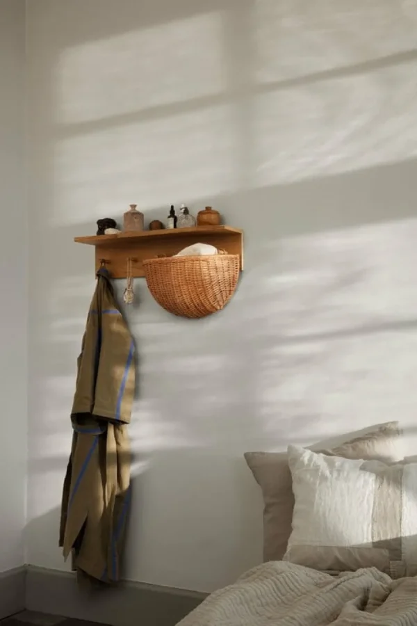 ferm LIVING Garderoben Und Kleiderbügel^Place Regal, mittelgroß, 75 cm, Eiche