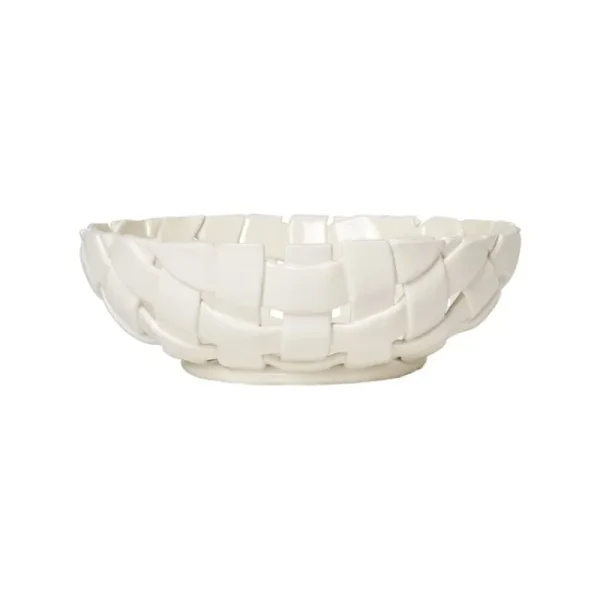 ferm LIVING Geschirr | Dekorationsgegenstände^Plait Schale, 30 cm, off-white