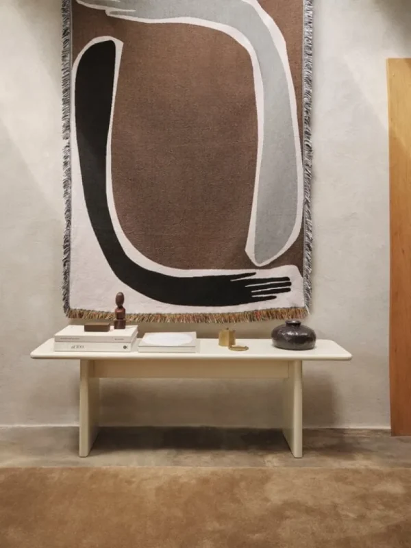 ferm LIVING Decken Und Überwürfe | Wandbehang^Pose Wandteppich-Decke, 120 x 170 cm, coffee