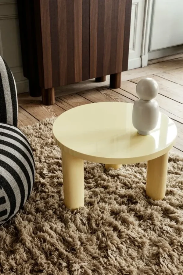 Audo Copenhagen Tische-ferm LIVING Post Couchtisch, 65 cm, Limonade