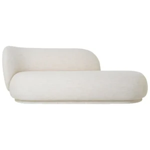 ferm LIVING Sofas Und Liegen-Rico Diwansofa, links, Cremeweiß - Bouclé