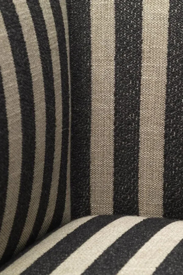 New Works Sofas Und Liegen-ferm LIVING Rico 3-Sitzer-Sofa, Sandbeige - Schwarz, Louisiana