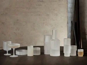 ferm LIVING Karaffen Und Krüge | Küchenutensilien^Ripple Karaffen-Set, klein, satiniert