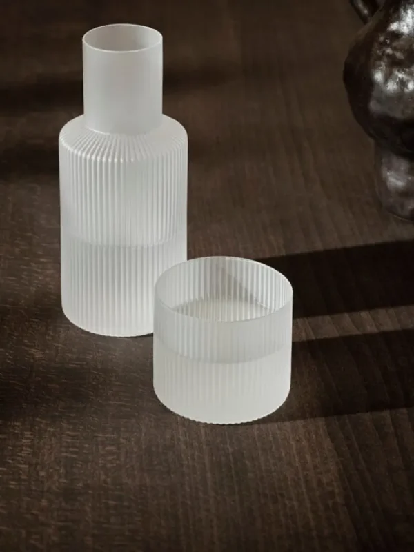 ferm LIVING Karaffen Und Krüge | Küchenutensilien^Ripple Karaffen-Set, klein, satiniert