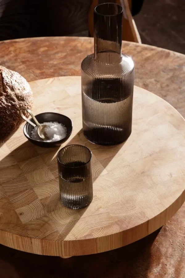 ferm LIVING Gläser Und Tassen^Ripple Verrines Gläser, 4 Stück, Rauchgrau