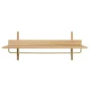 Montana Furniture Regale-ferm LIVING Sector Hängeregal, Eiche - Messing