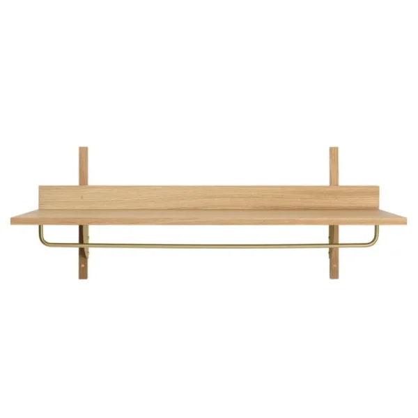 Montana Furniture Regale-ferm LIVING Sector Hängeregal, Eiche - Messing